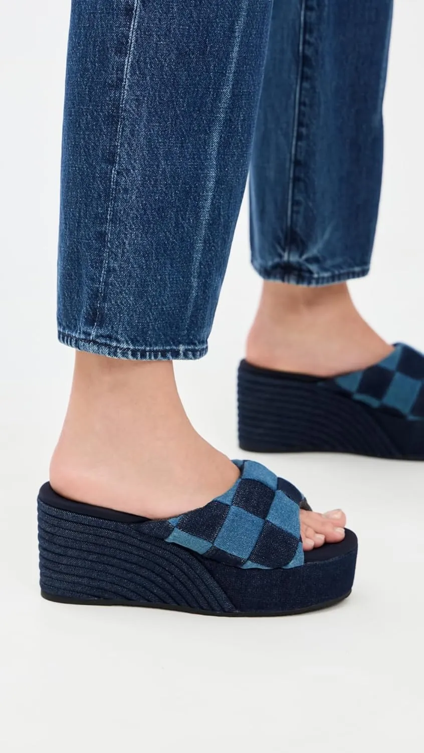 R0AM Women's Scoop Patch Wedges