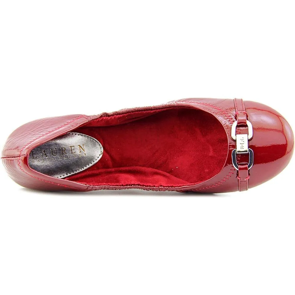 Ralph Lauren Women's Betsy Crinkle Patent Leather Flats US