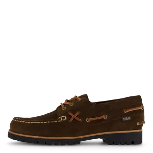 Ranger Suede Boat Shoe Chocolate Brown
