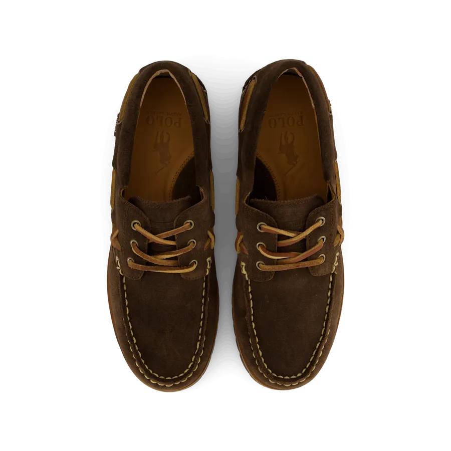 Ranger Suede Boat Shoe Chocolate Brown