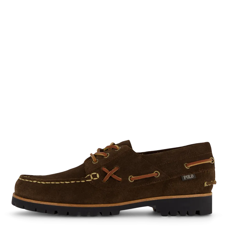 Ranger Suede Boat Shoe Chocolate Brown