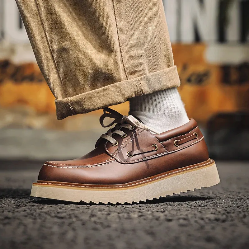 REINARD - Leather Boat Shoes