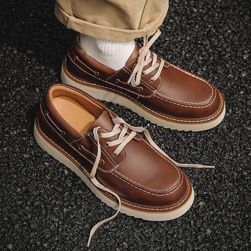 REINARD - Leather Boat Shoes