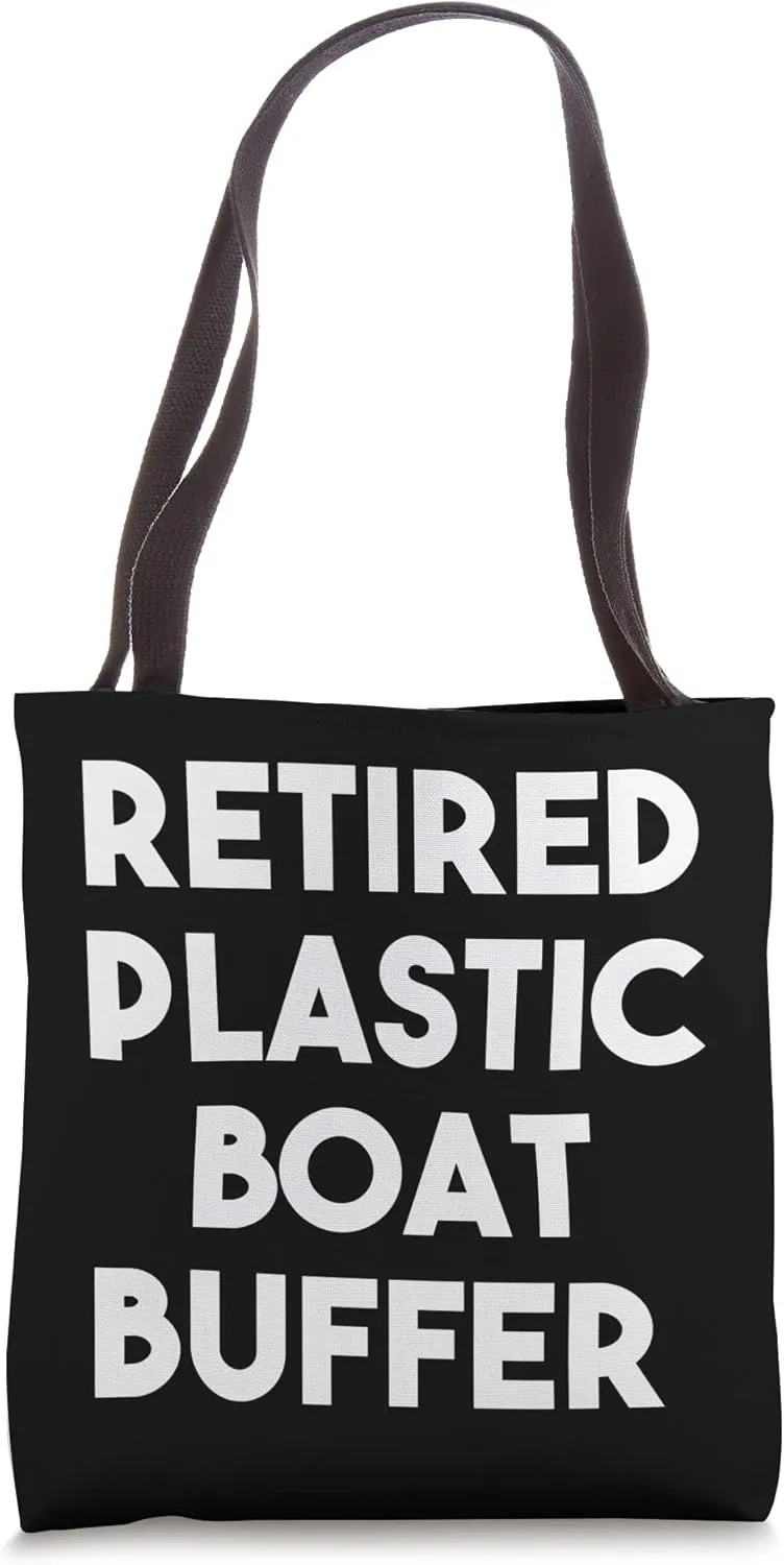 Retired Plastic Boat Buffer Tote Bag