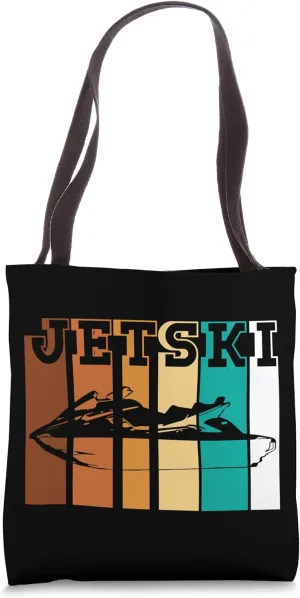 Retro Jetski Personal Watercraft PWC Jet Ski Jet-Ski Tote Bag