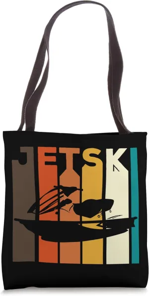 Retro Jetski Personal Watercraft PWC Jet Ski Jet-Ski Tote Bag
