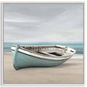 ROW BOAT II - Framed Canvas