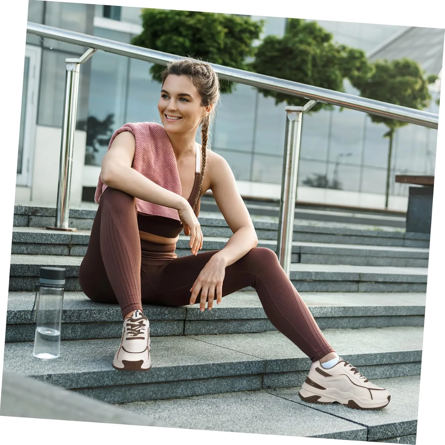 Rubber Tennis Court Shoes Leather Womens Fashion Sneakers Athletic Shoes Women Women Shoes Sneakers
