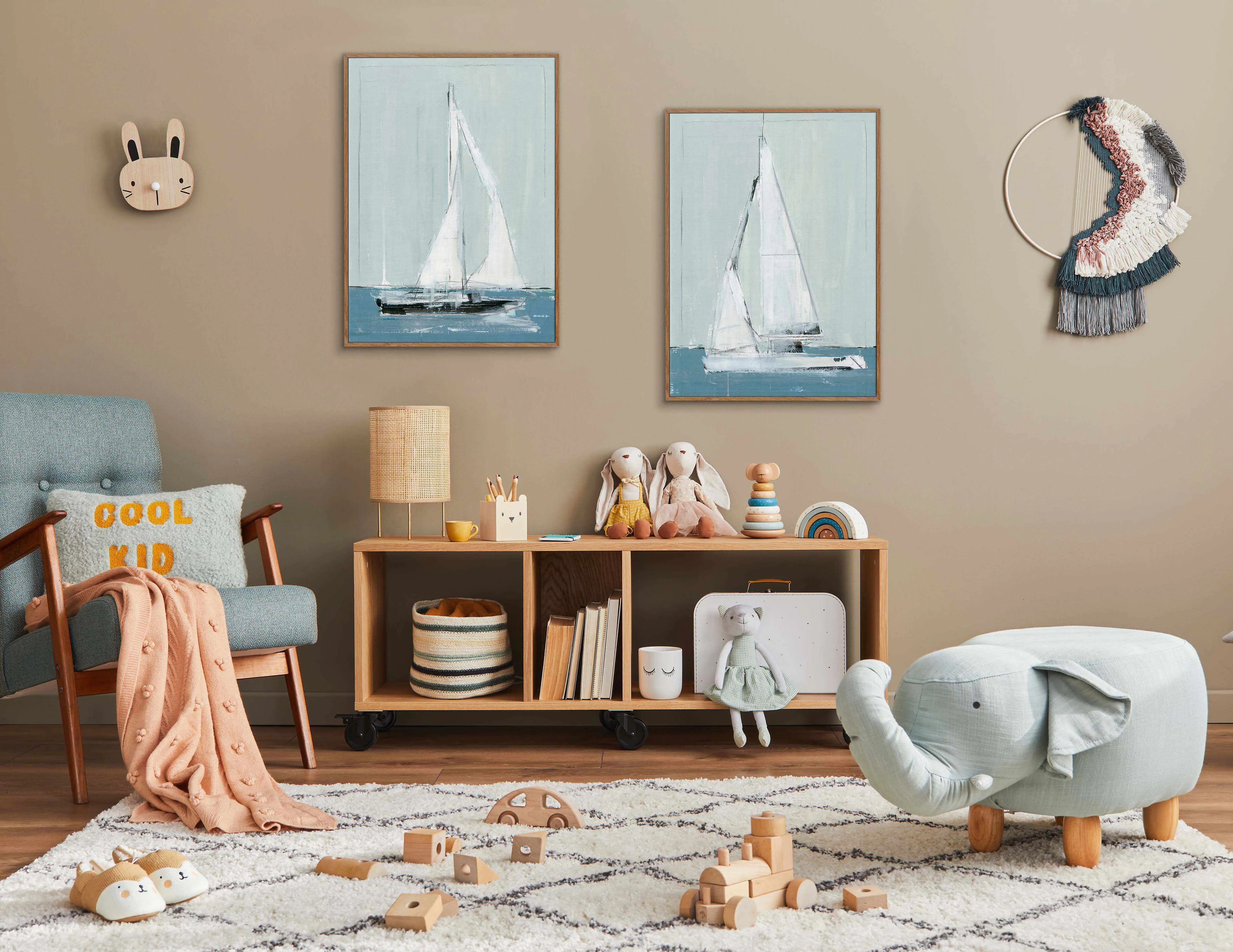Sailing I | Framed Canvas Art Print