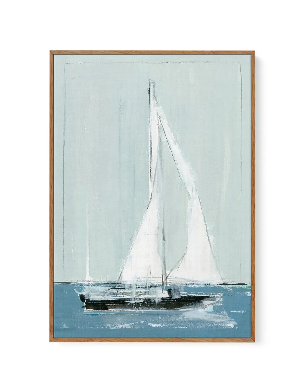 Sailing I | Framed Canvas Art Print