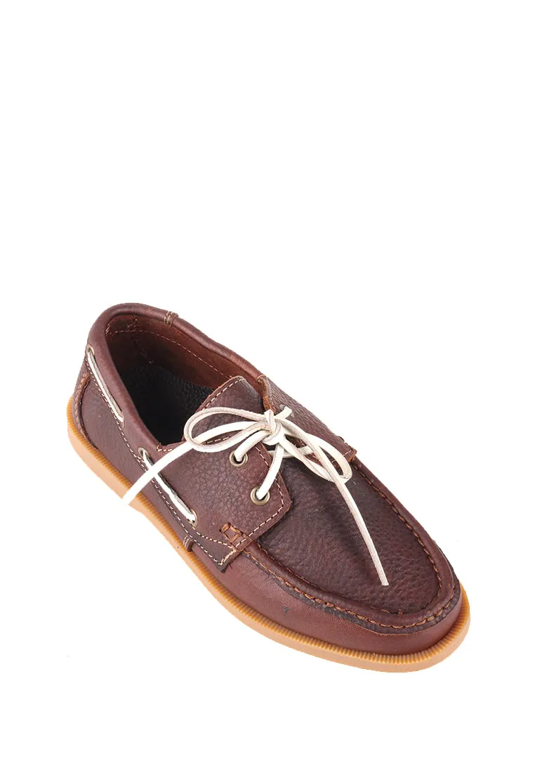 SANDRICK GENUINE LEATHER BOAT SHOES