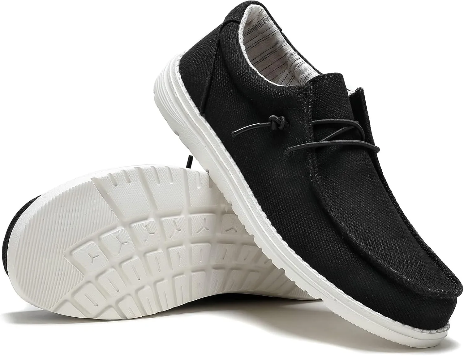 SANNAX Women's Slip on Shoes Canvas Shoes Casual Loafers for Women Lightweight Comfortable Boat Shoes