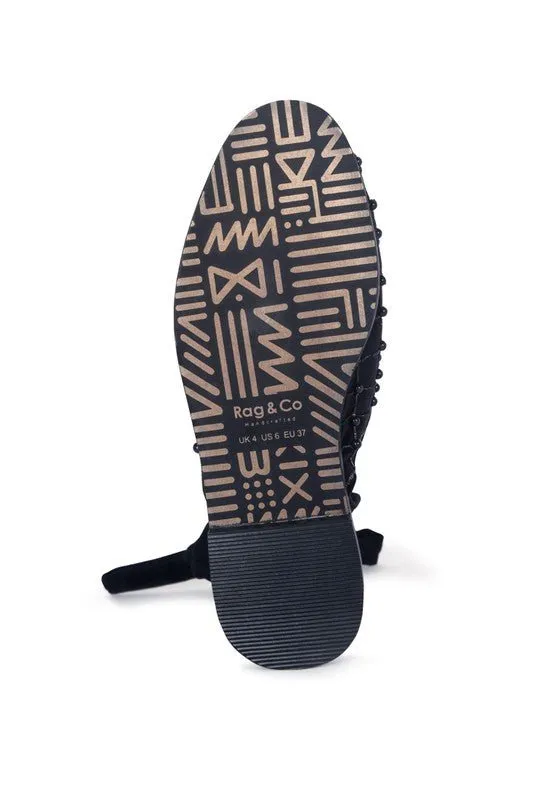 Sante Beaded Velvet Mules Slippers