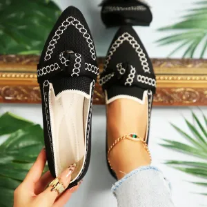 Satin Bow Loafers