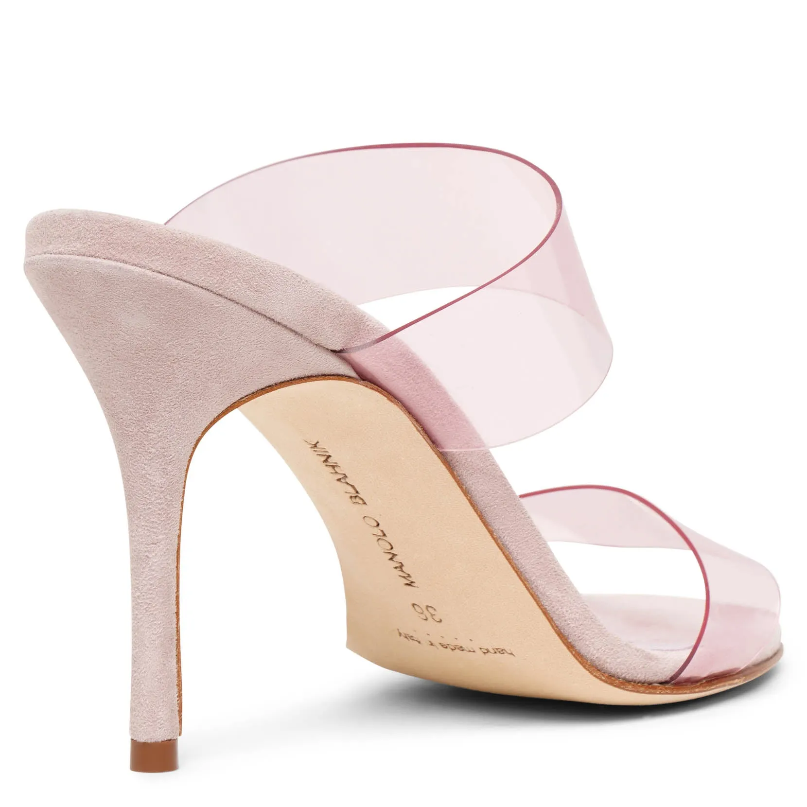 Scolto 90 pink mules