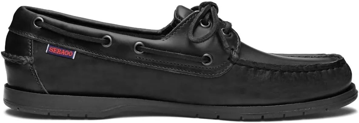 Sebago Endeavor Waterproof Boat Shoes - Leather Moccasins for Men Featuring Leather Sock Lining, 360-Degree Lacing, and Non-Marking, Slip-Resistant Outsoles