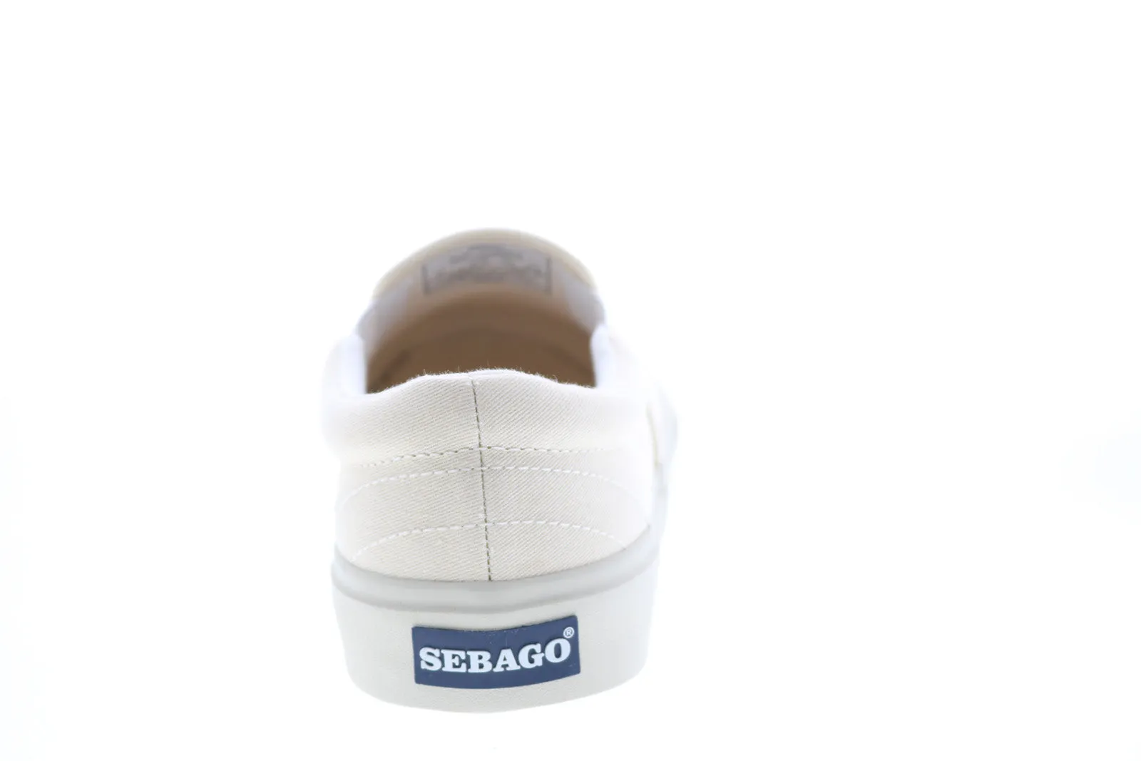 Sebago Jack 71113XW Mens Beige Canvas Slip On Lifestyle Sneakers Shoes
