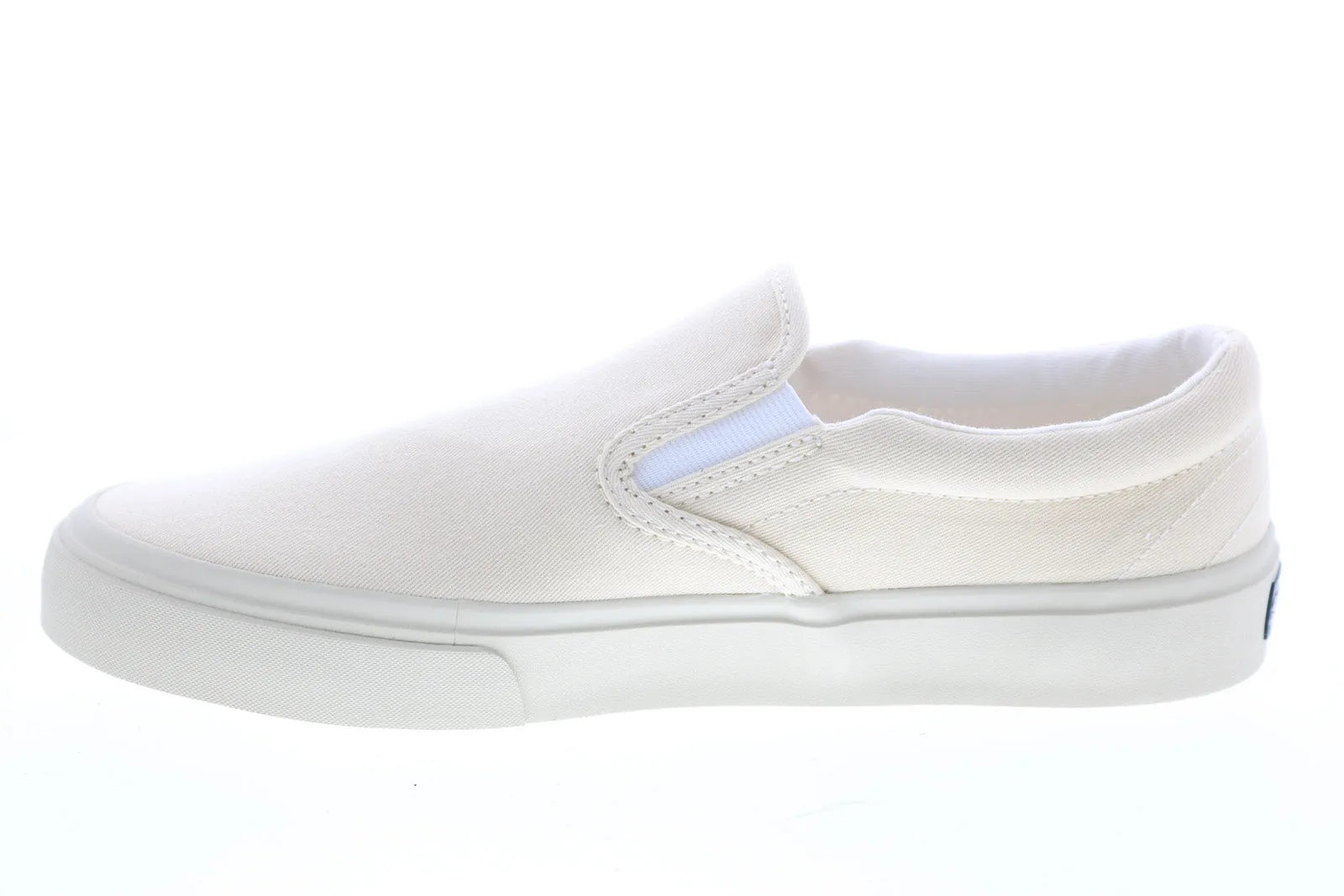 Sebago Jack 71113XW Mens Beige Canvas Slip On Lifestyle Sneakers Shoes