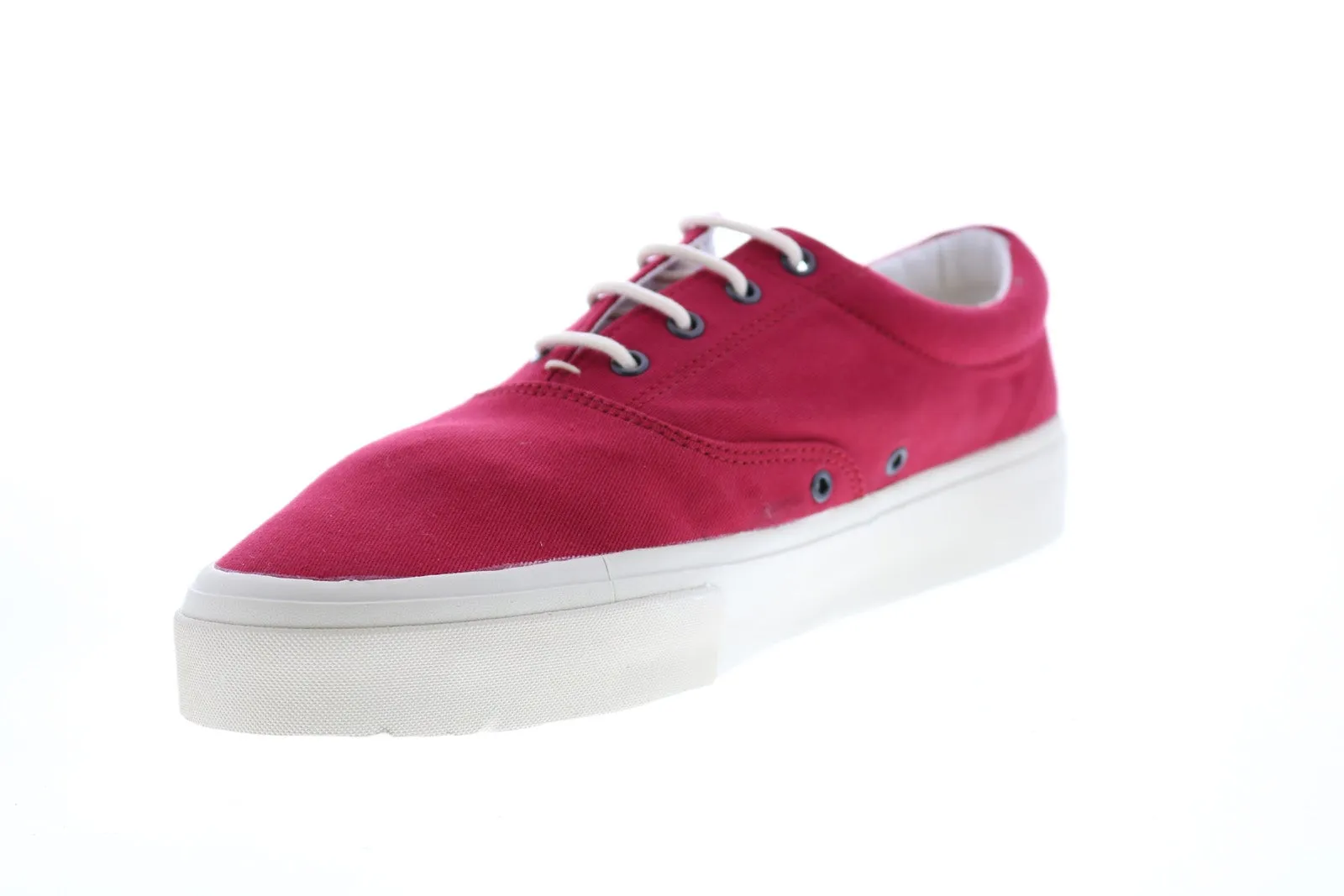 Sebago John Docksides 7001430 Mens Red Lace Up Lifestyle Sneakers Shoes