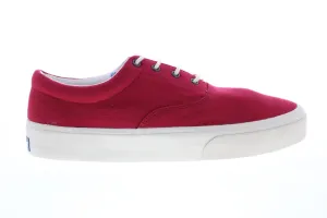 Sebago John Docksides 7001430 Mens Red Lace Up Lifestyle Sneakers Shoes