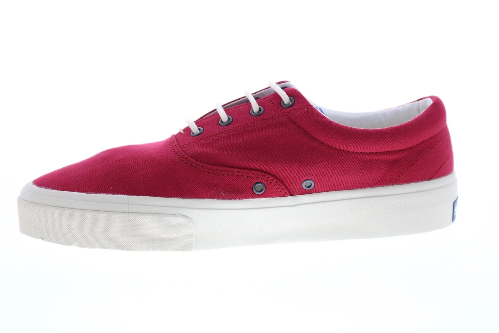 Sebago John Docksides 7001430 Mens Red Lace Up Lifestyle Sneakers Shoes