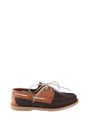 SHELTON GENUINE LEATHER BOAT SHOES