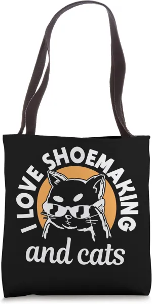 Shoemaker Cobbler Shoemaking Footwear Cordwainer Cat Lover Tote Bag