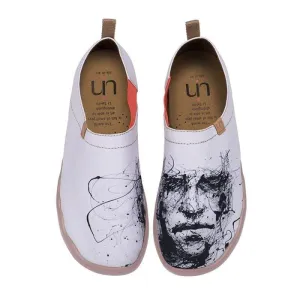 Silent Man Art Design Loafers for Men