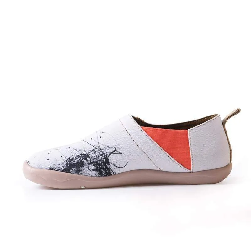 Silent Man Art Design Loafers for Men