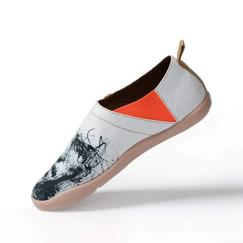 Silent Man Art Design Loafers for Men