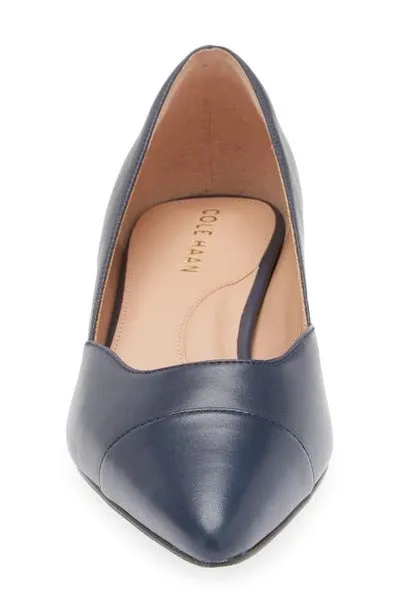 Skimmer On Navy Reliable delivery Loafers Blazer Haan Leather Pointed Slip Toe Cole Smart-powered Vanessa