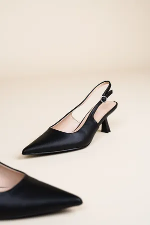 Slingback pumps zwart - Vivi