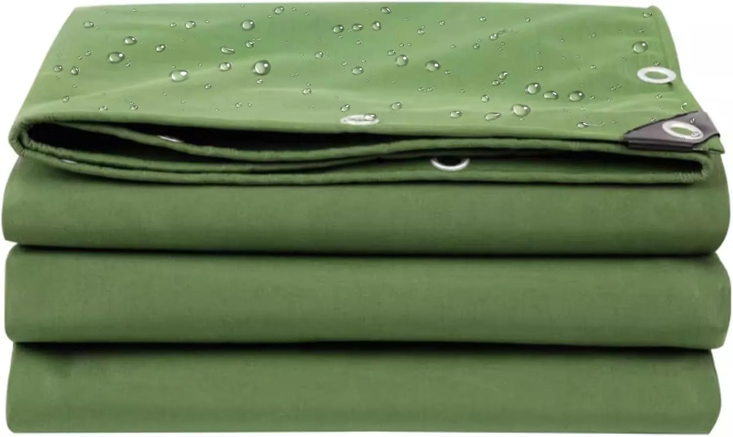 Small Multipurpose Cover, Canvas Tarps Heavy Duty Camping Tent Tarp Hammock Canopy Ground Sheet Rain Fly(1.2x1.5m)