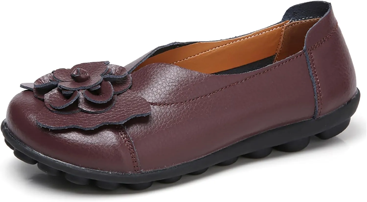 Solaud Women's Comfortable Loafers Soft Slip on Casual Round Toe Moccasins Driving Flats Work Walking Shoes