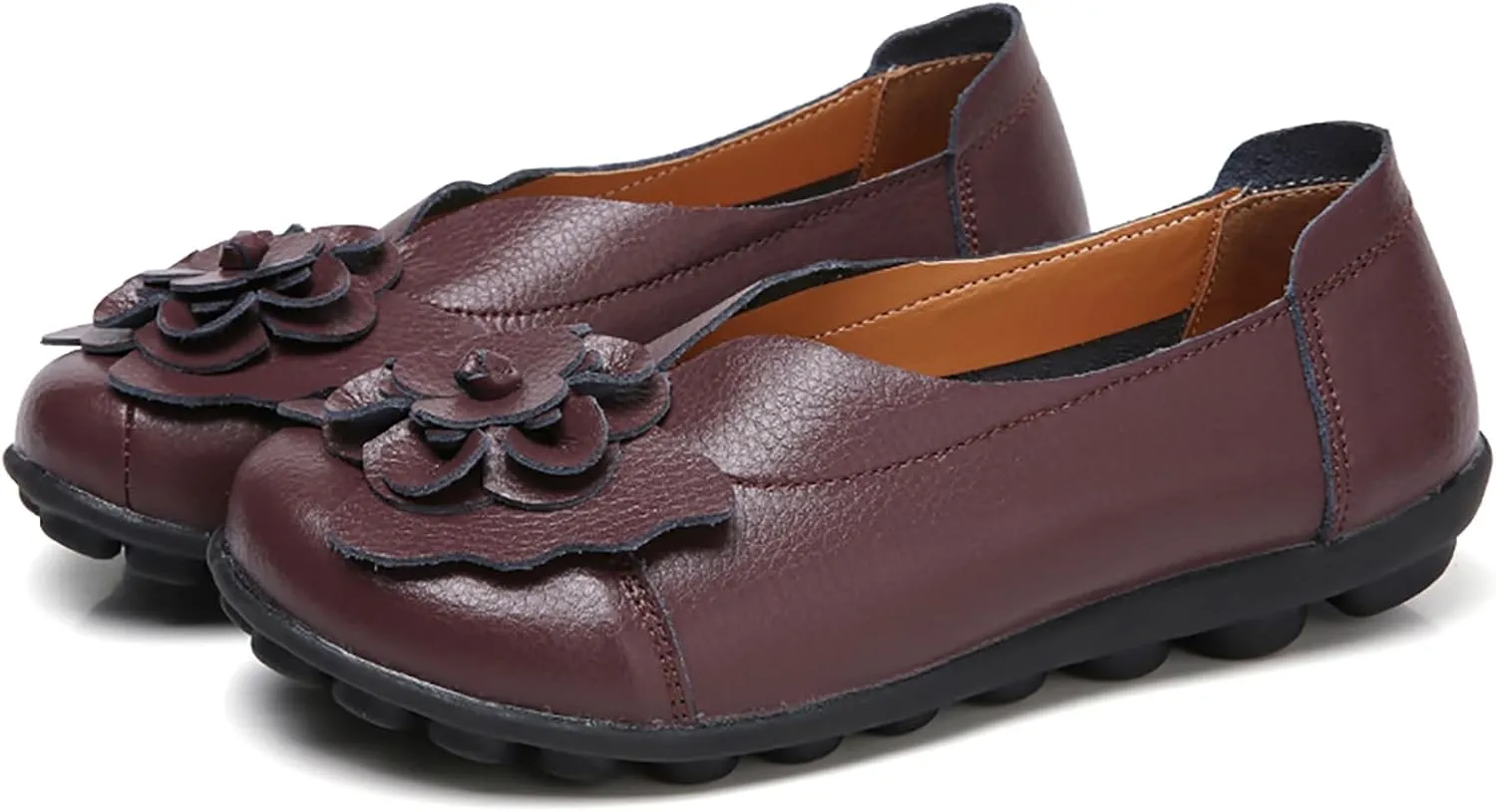 Solaud Women's Comfortable Loafers Soft Slip on Casual Round Toe Moccasins Driving Flats Work Walking Shoes