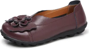Solaud Women's Comfortable Loafers Soft Slip on Casual Round Toe Moccasins Driving Flats Work Walking Shoes