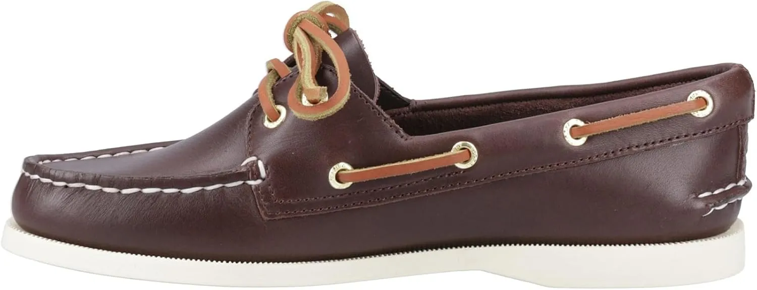 Sperry Men's Authentic Original 2-Eye Boat Shoe, Dark Brown, 11 Wide