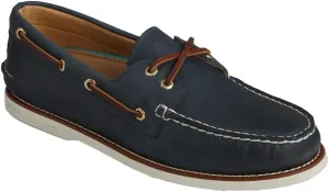 Sperry Men's Gold Authentic Original 2-Eye Boat Shoe, Navy, 7