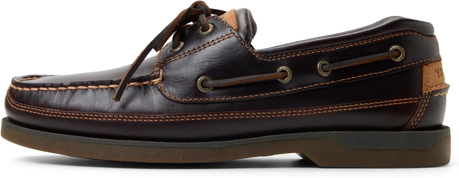 Sperry Men's Mako 2-Eye Boat Shoe, Amaretto, 13