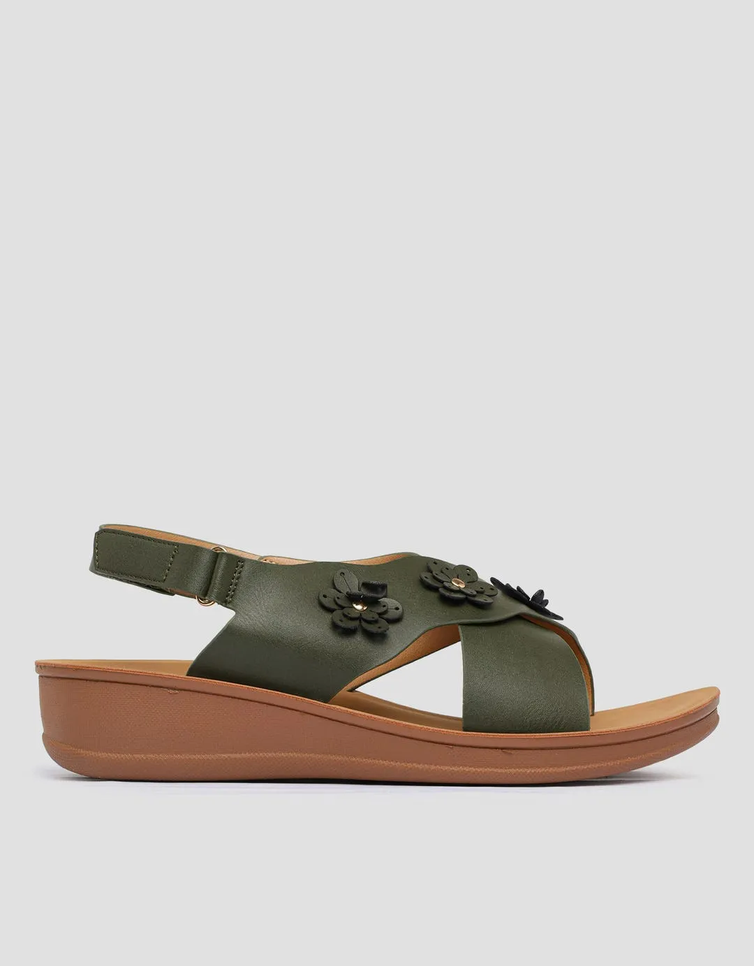 St. Yves WQBLOM05 Sandal Slingback Wanita