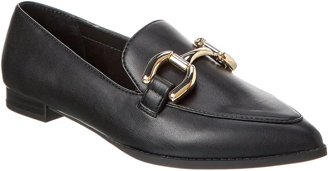 Steve Madden Women's Verta Pointed Toe Bit Loafers US 7.5 Black