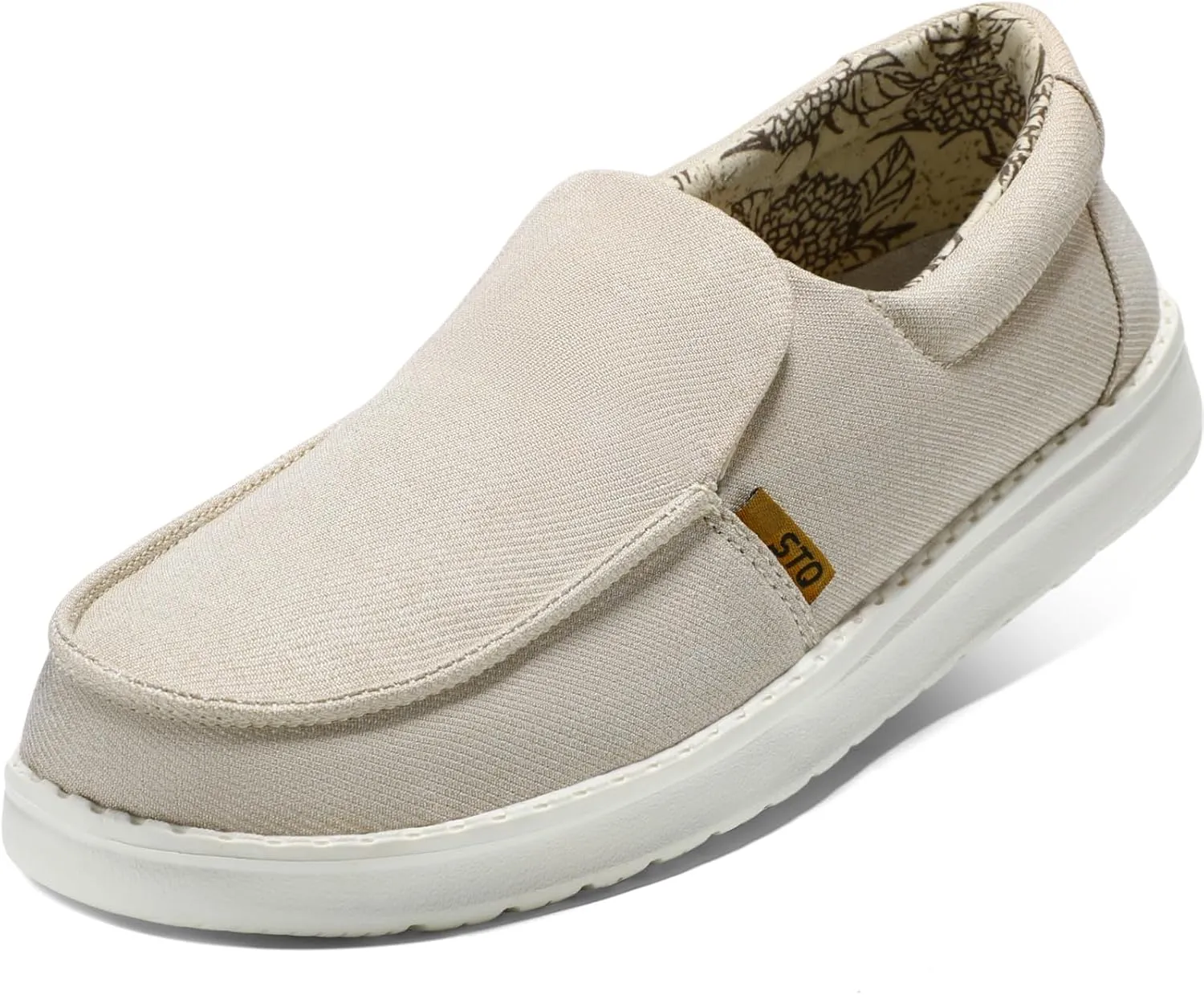 STQ Slip on Boat Shoes for Women Orthopedic Casual Loafers with Arch Support