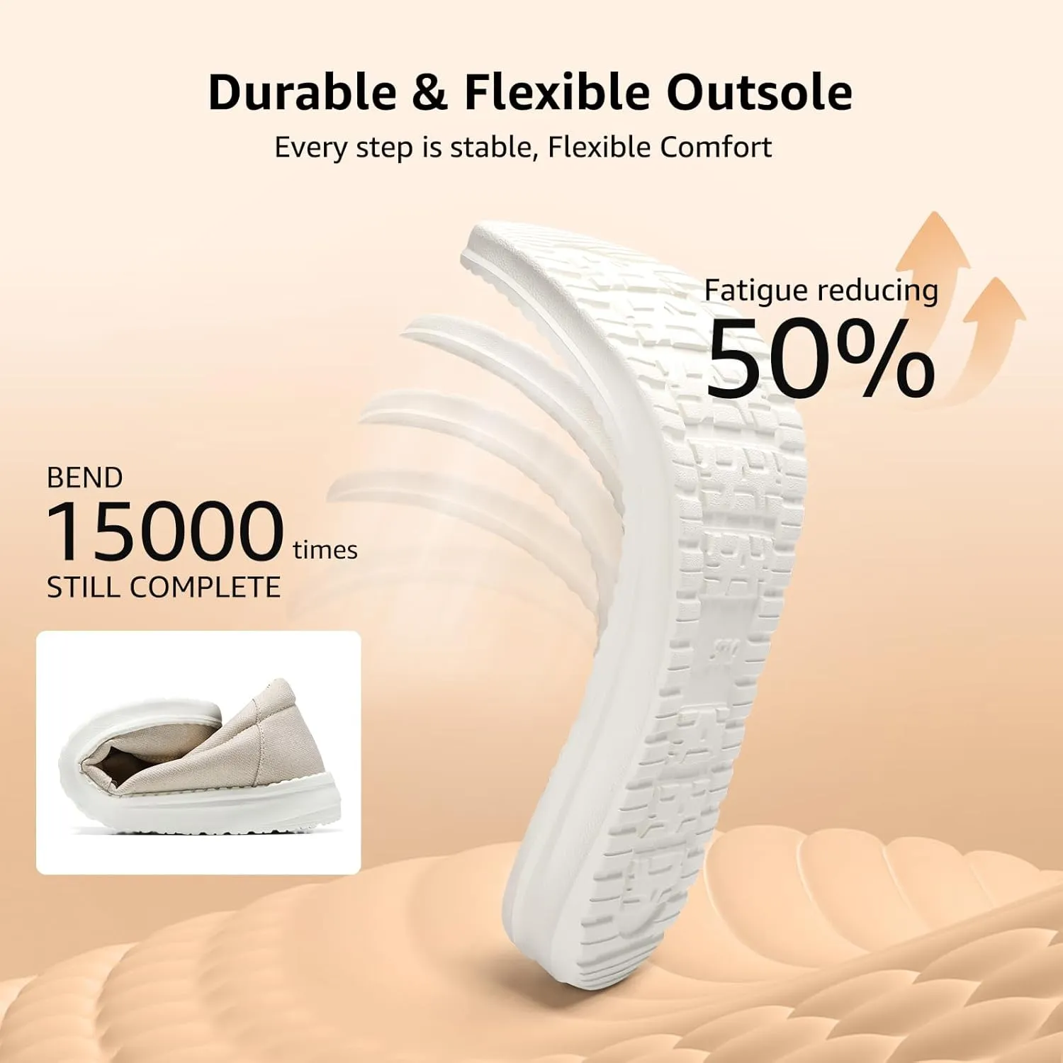 STQ Slip on Boat Shoes for Women Orthopedic Casual Loafers with Arch Support