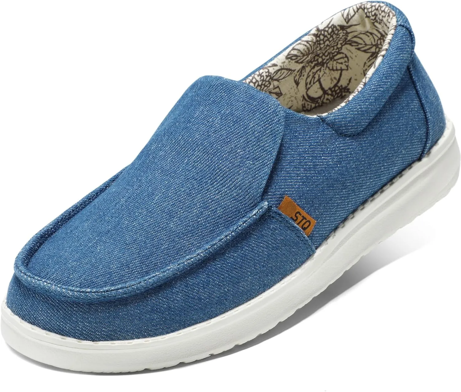 STQ Slip on Boat Shoes for Women Orthopedic Casual Loafers with Arch Support