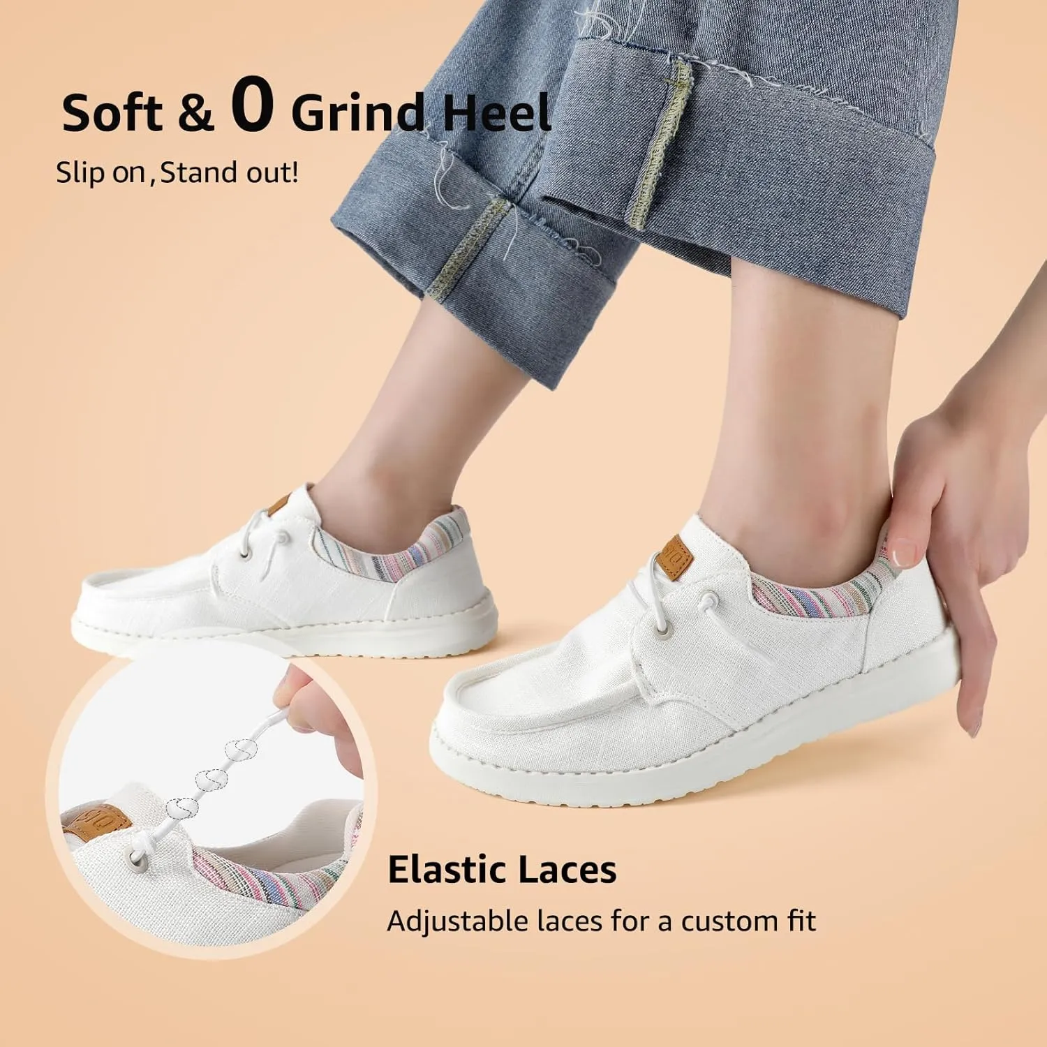 STQ Women's Lace up Loafers丨Orthopedic Comfotable Ultralight Boat Casual Shoes with Arth Support