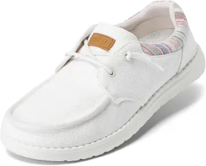 STQ Women's Lace up Loafers丨Orthopedic Comfotable Ultralight Boat Casual Shoes with Arth Support