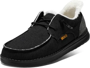 STQ Women's Loafers丨Orthopedic Fur Lined Ultralight Boat Shoes with Arth Support