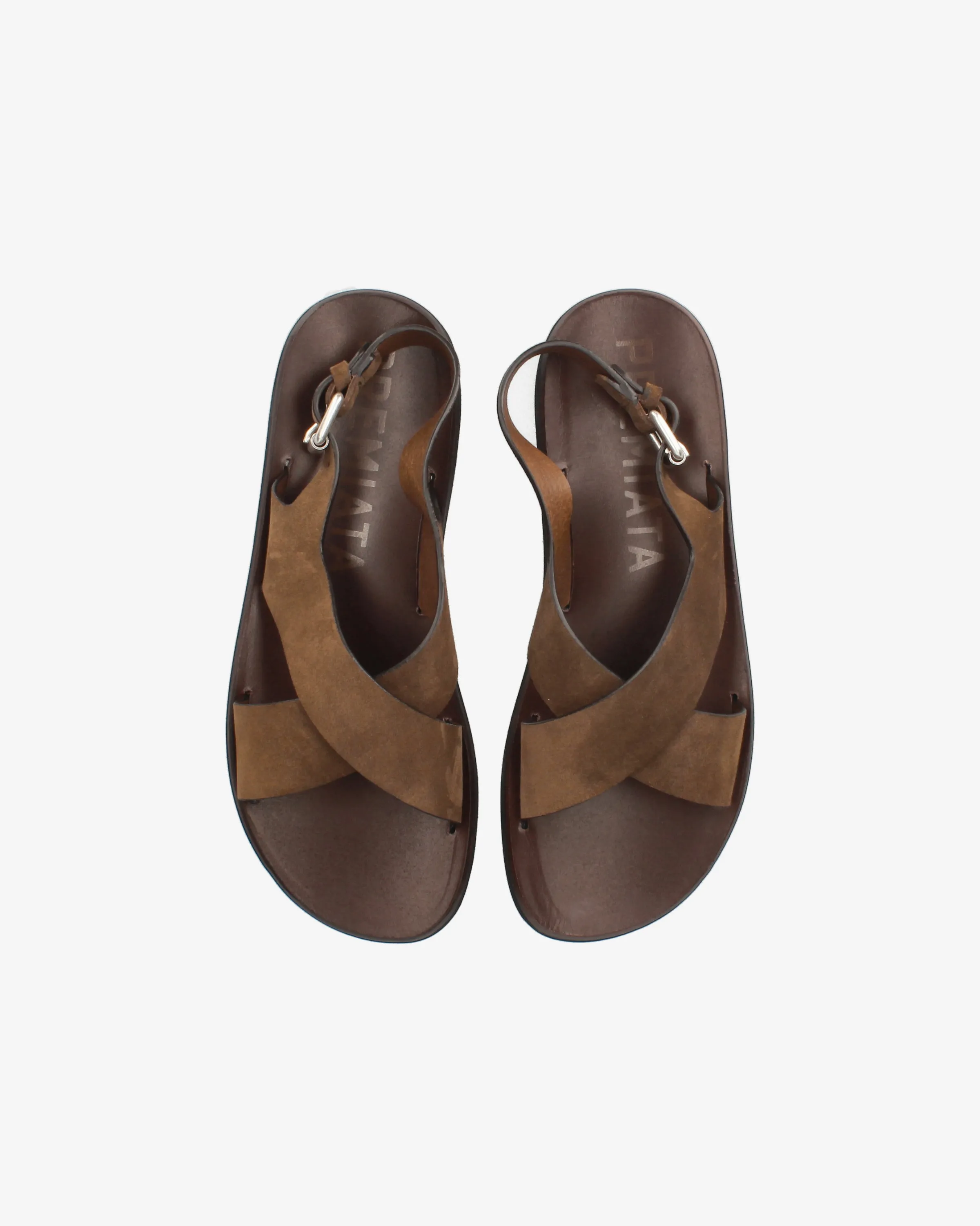 Suede Sandal with Leather Insole