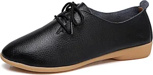 Sunporx Women's Comfortable Loafers Driving Moccasins Shoe Slip on Pointed Toe Flats Casual Comfortable Office Work Business Shoes Breathable Walking