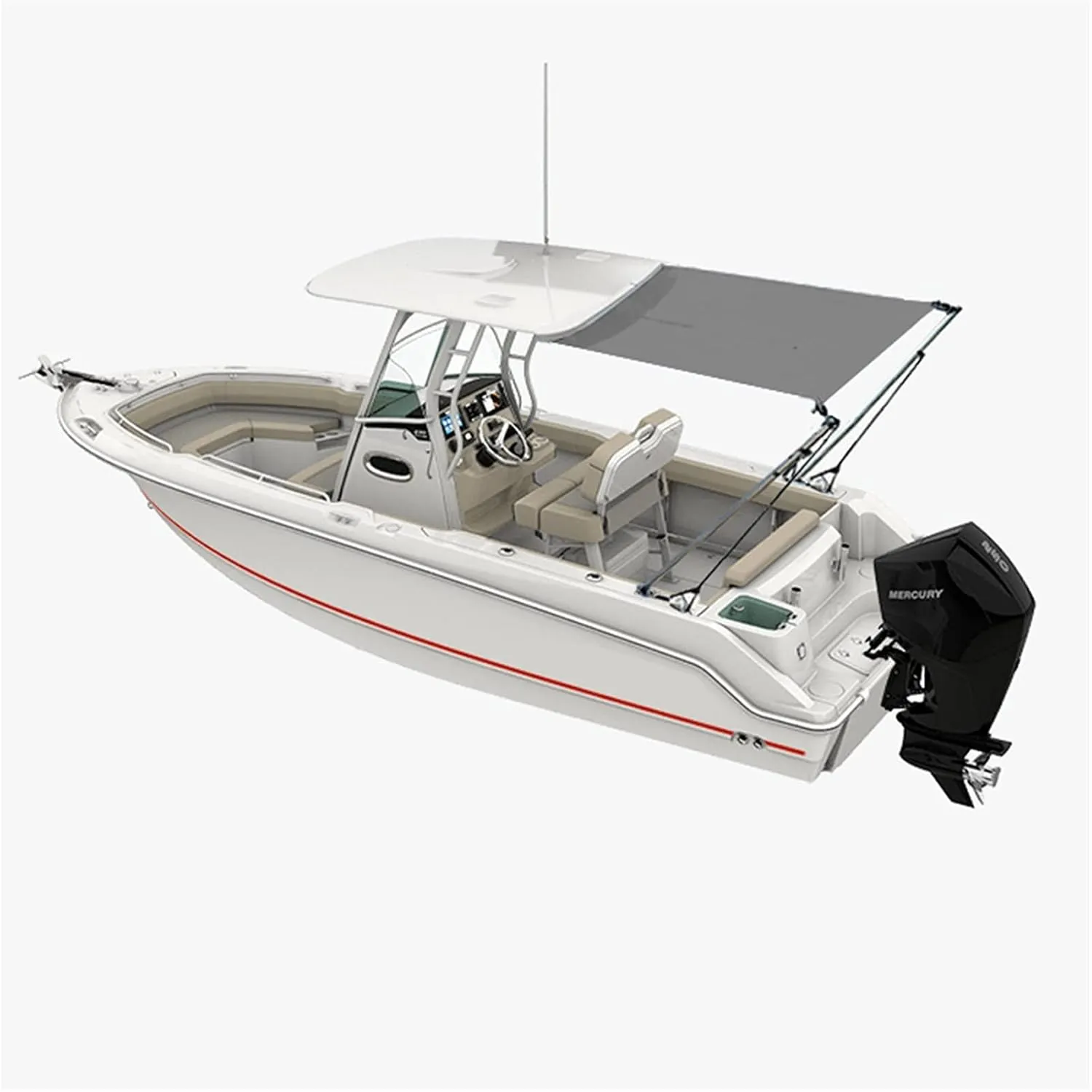 T-Top Boat Shade Stern Shade Extension Kit Stainless Still Boat-Cover Shade Top Canopy Water Sun Proof UV Protection (Color : 2.1x2.1x1.5m Blue)